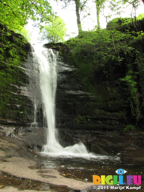 SX18217 Waterfall at Blaen y glyn